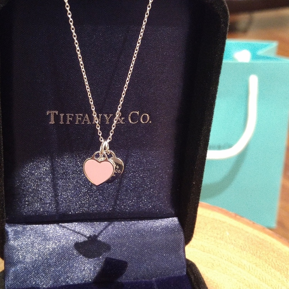 RETURN TO TIFFANY® Mini Double Heart Tag Pendant